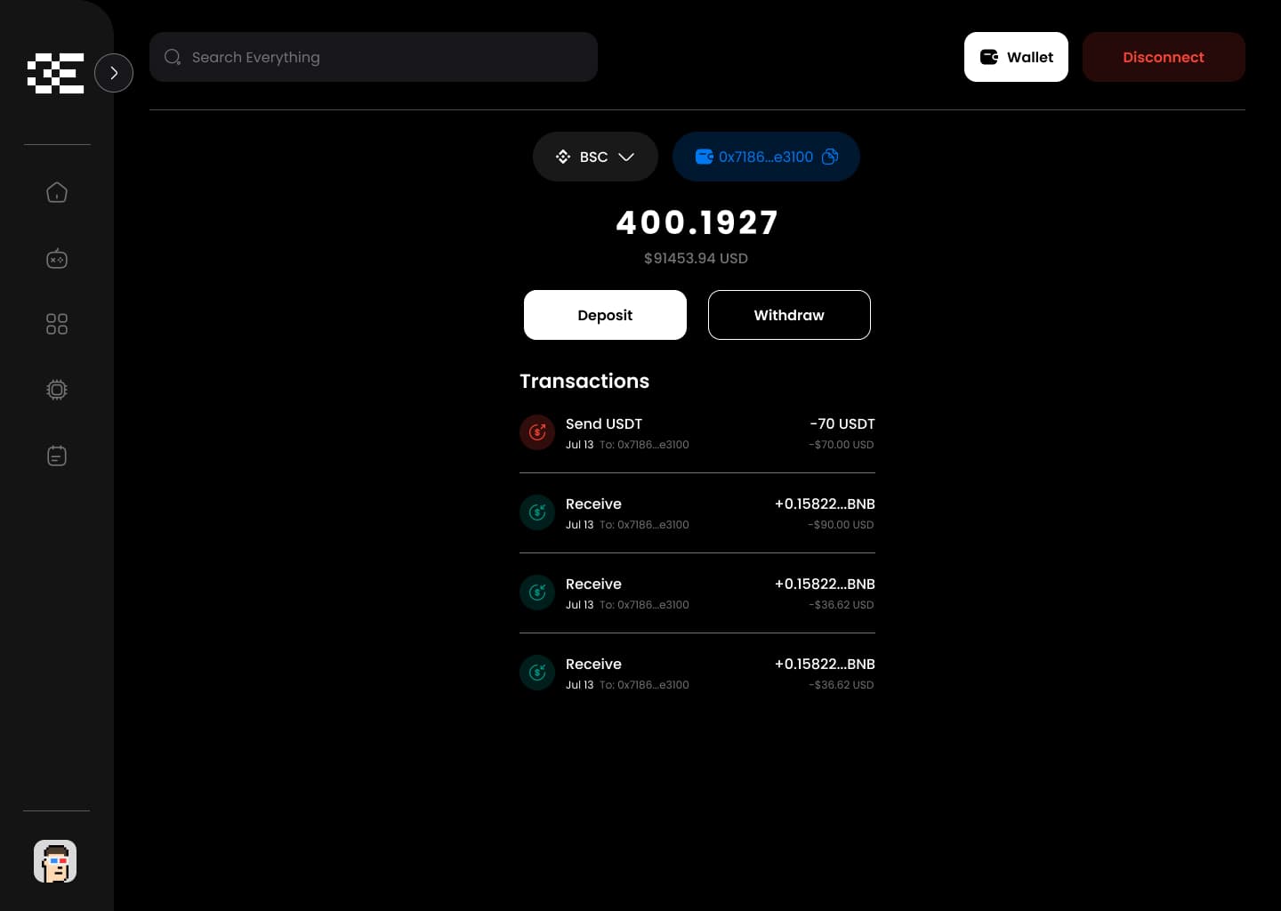 In-Game Wallet